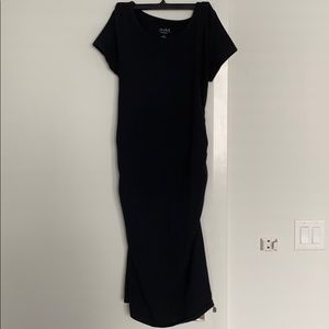 Black target maternity dress